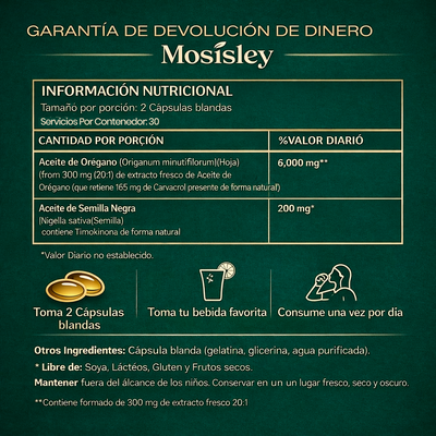 Mosisley - Oil Of Oregano Softgels